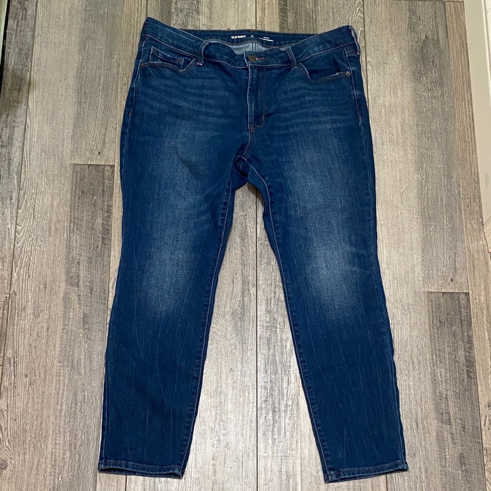 Old Navy Woman’s Dark Blue Slim Jeans